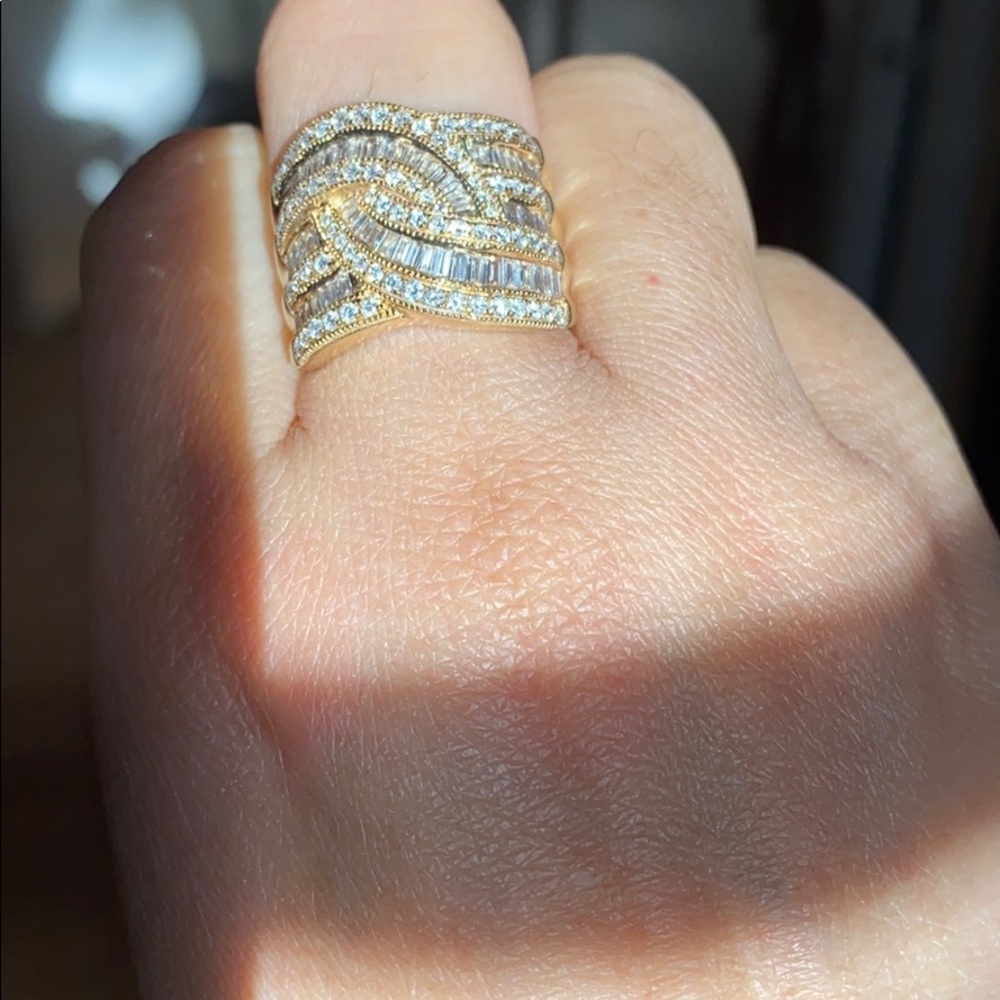 Effy 14k yellow gold Diamond ring
